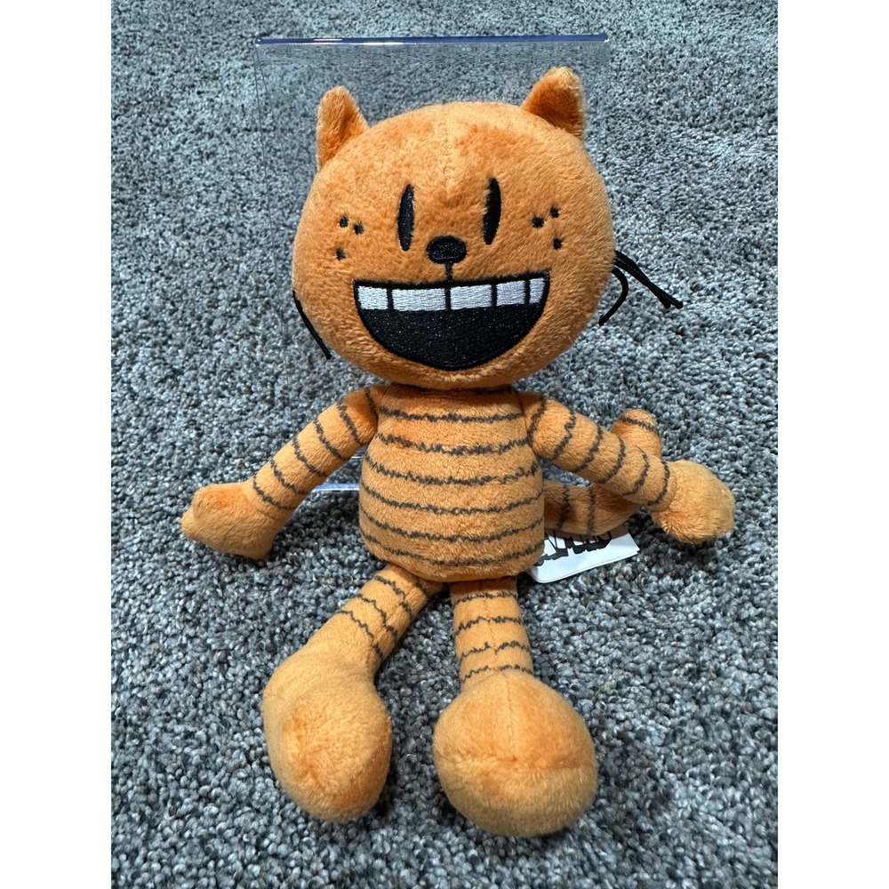 Dog Man Petey the Cat Plush Orange Striped Stuffed Animal DreamWorks